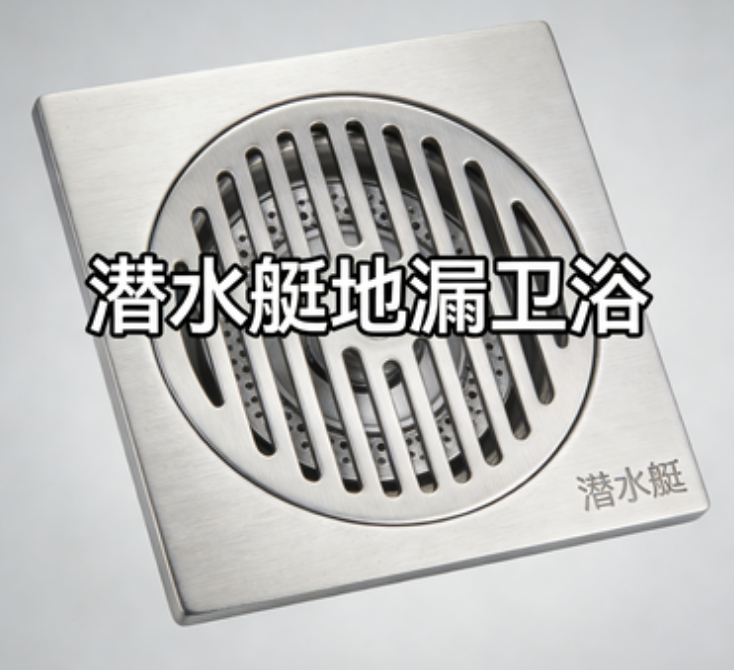 潜水艇地漏卫浴